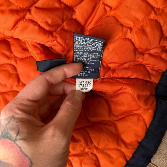 Vintage Tommy Hilfiger Jacket Men's Large Blue Waterproof Expedition Hiking 5303 - Picture 10 of 16